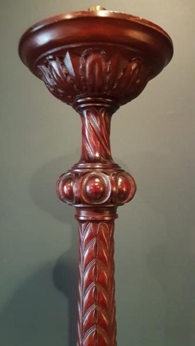 Impressive Late Victorian Standard Lamp - Image 7