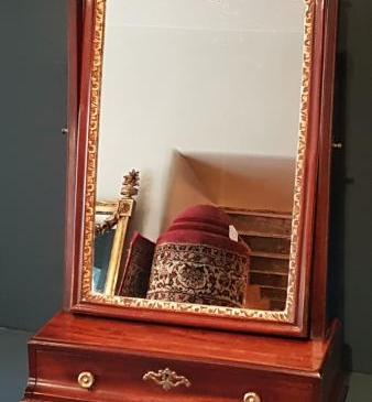 George III Mahogany Toilet Mirror