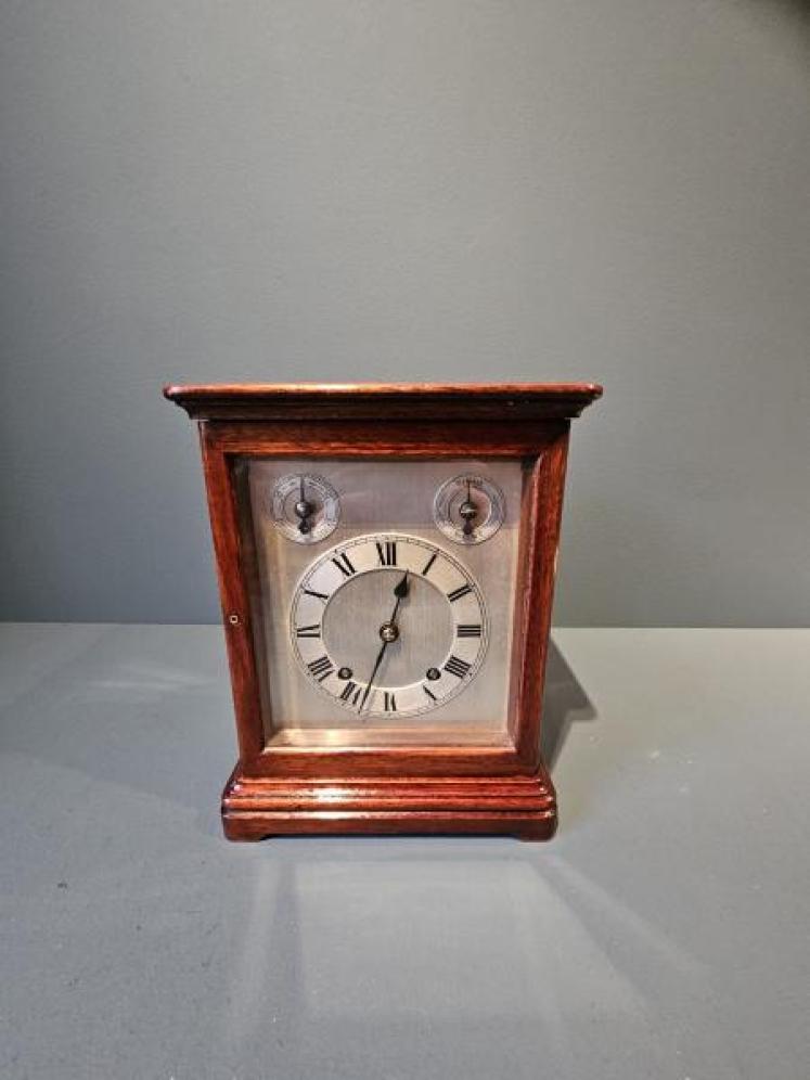 Mahogany Cased Four Glass Mantel Clock  - Image 1