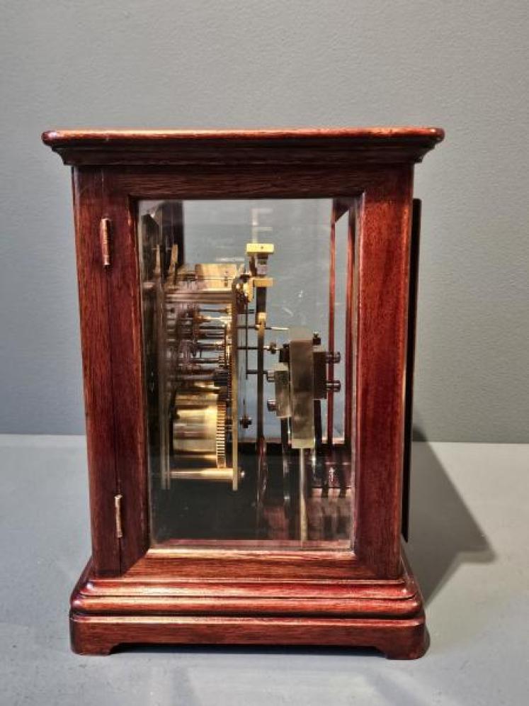 Mahogany Cased Four Glass Mantel Clock  - Image 3