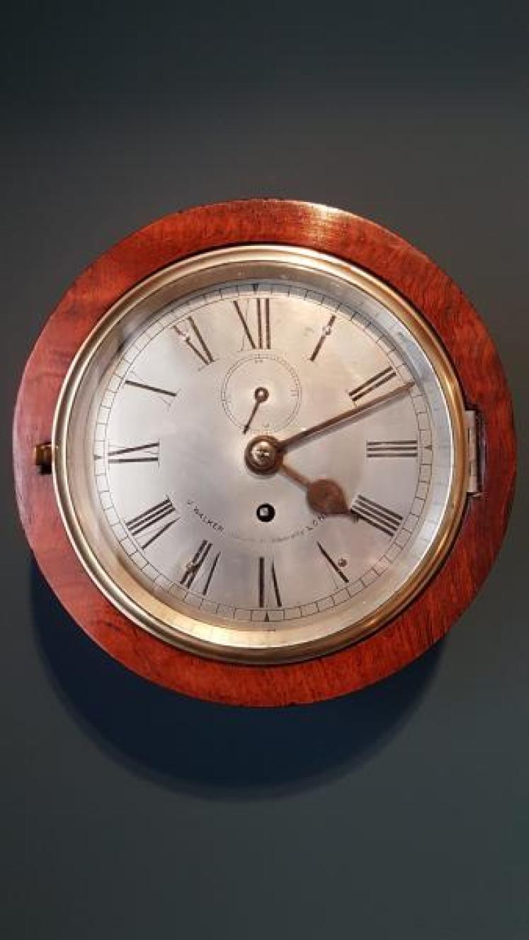 Victorian Fusee Library Clock - Image 1