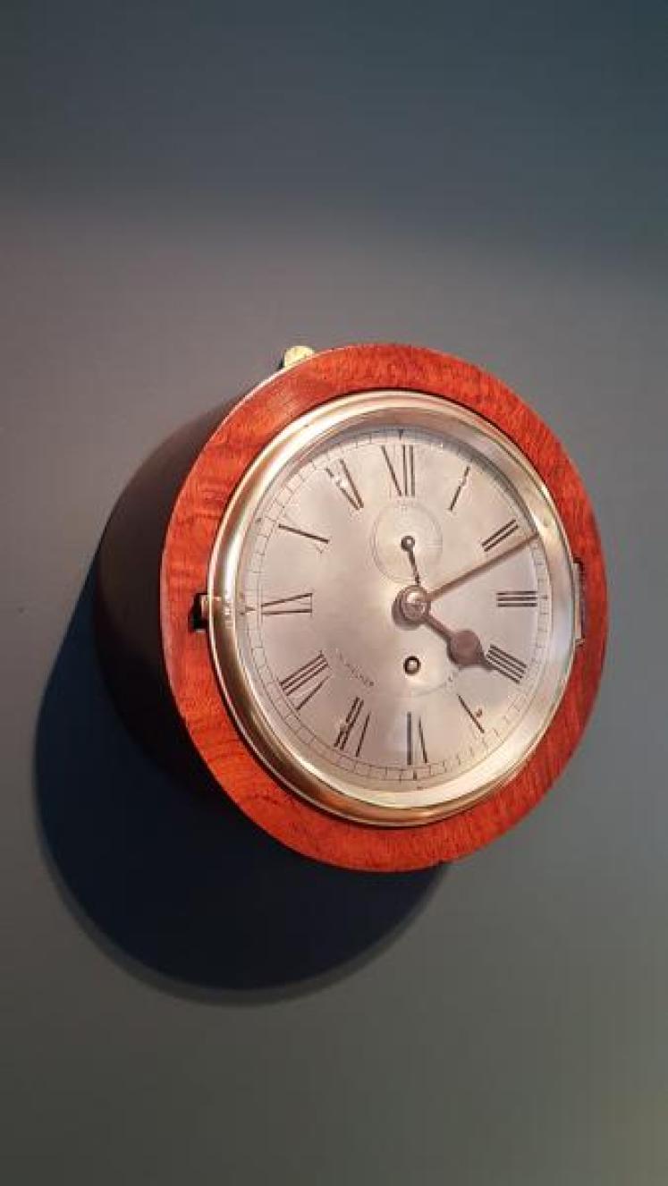 Victorian Fusee Library Clock - Image 2