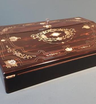 Early Victorian Coromandel Writing Slope