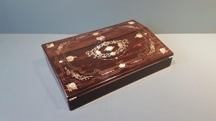 Early Victorian Coromandel Writing Slope - Image 2