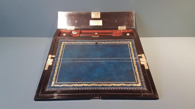 Early Victorian Coromandel Writing Slope - Image 6