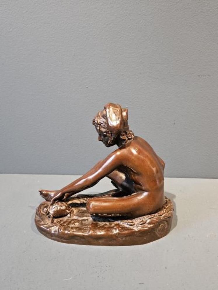 Victorian Neapolitan Bronze of a Fisherman  - Image 3