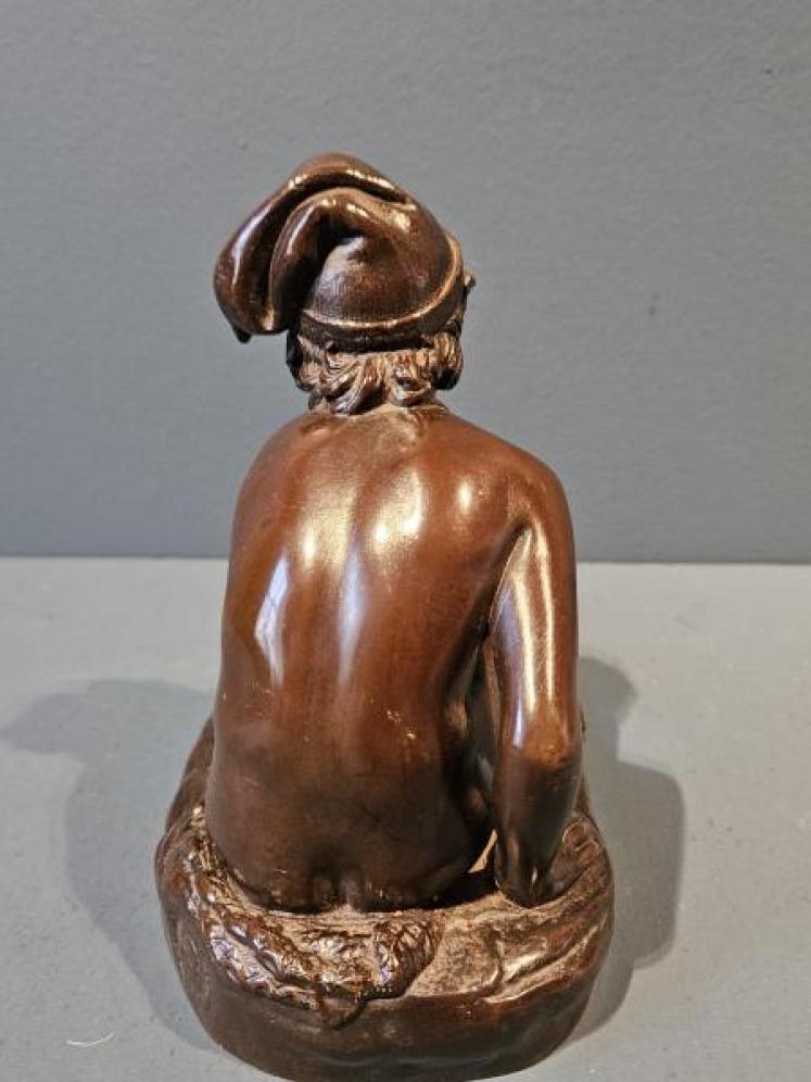 Victorian Neapolitan Bronze of a Fisherman  - Image 5