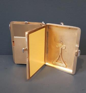 Rare Silver Card, Pencil, Compact, Mirror Combination 