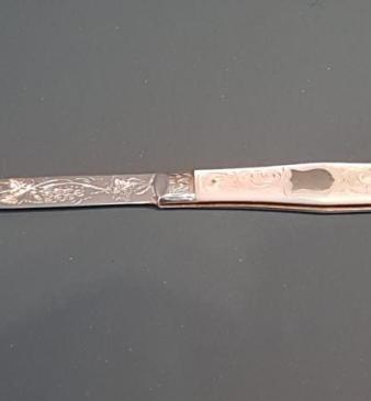 Immaculate Silver and Mother of Pearl Fruit Knife 