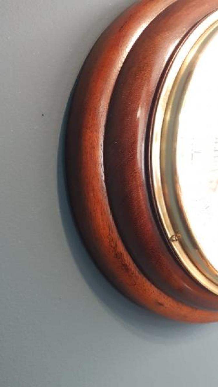 Victorian Turned Mahogany Barometer  - Image 4