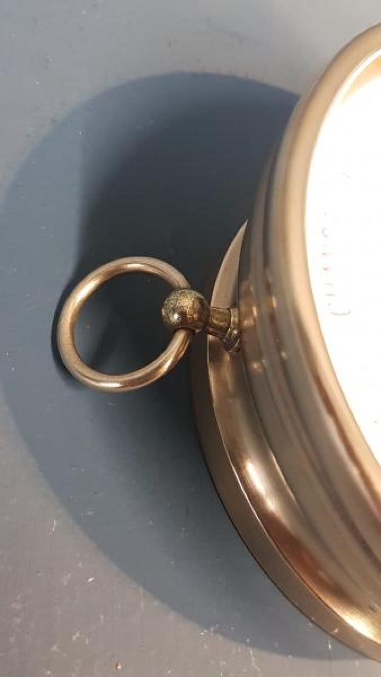 Victorian Brass Cased Marine Barometer  - Image 3