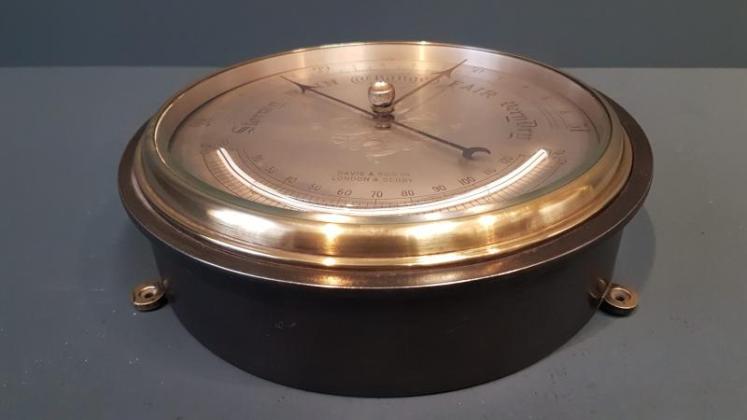 Davis of London Steel Case Marine Barometer - Image 6