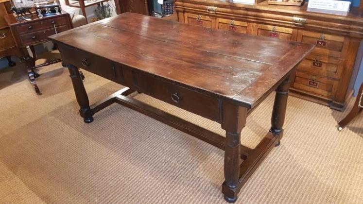 George II Oak Refectory Table.c.1740  - Image 1