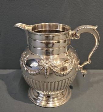 Large Edwardian 400g Silver Jug