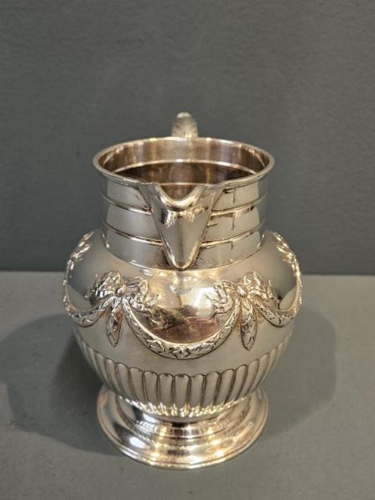 Large Edwardian 400g Silver Jug - Image 7