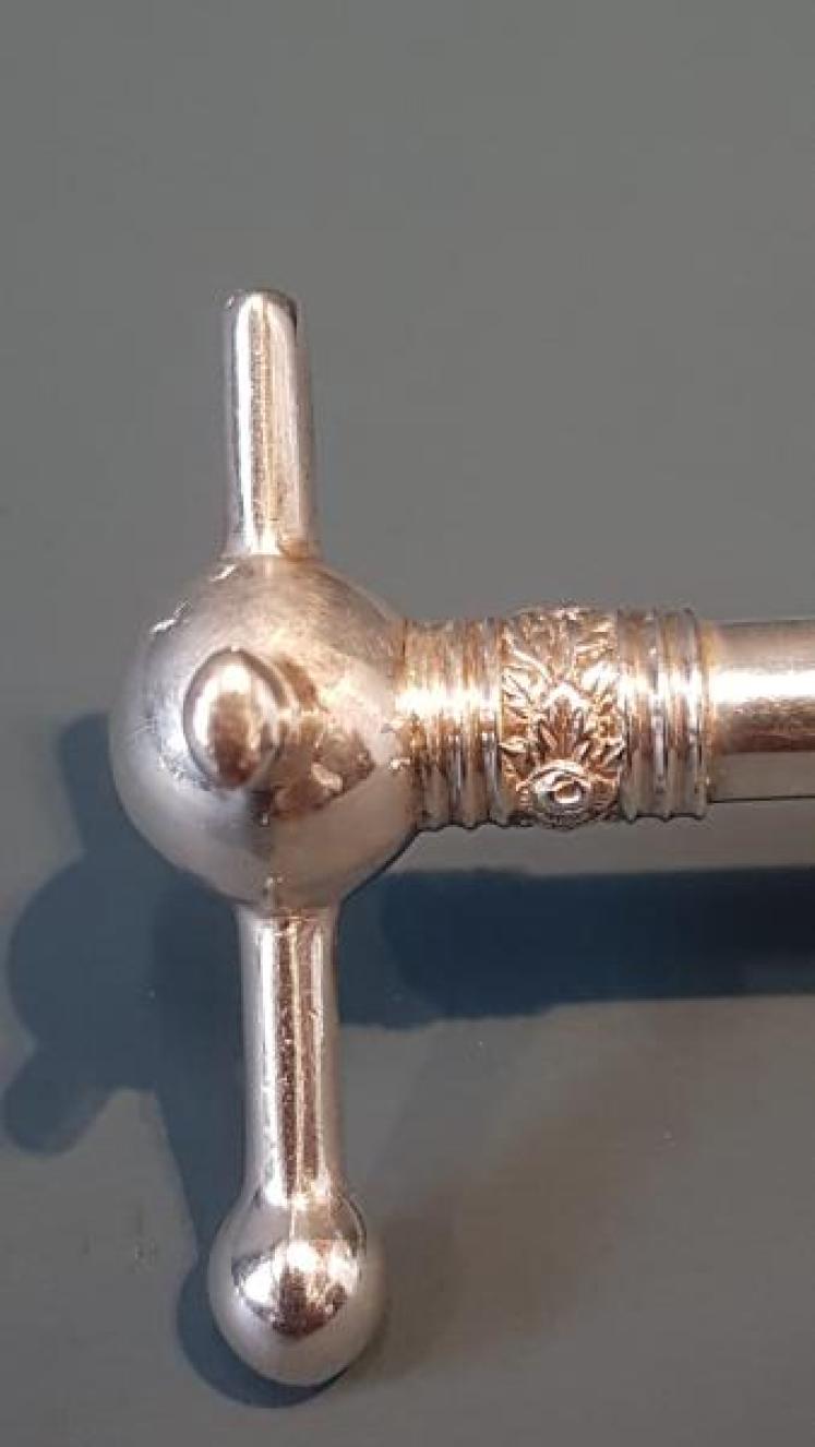 Matching Pair of Solid Silver Knife Rests - Image 4