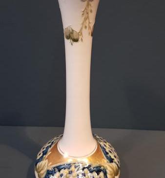 Moorcroft McIntyre Lilac on White Vase