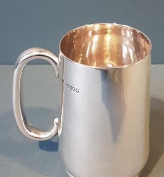 Victorian Silver Pint Tankard