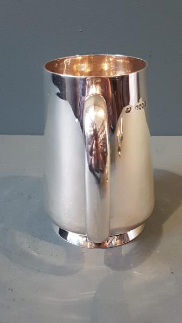 Victorian Silver Pint Tankard - Image 2