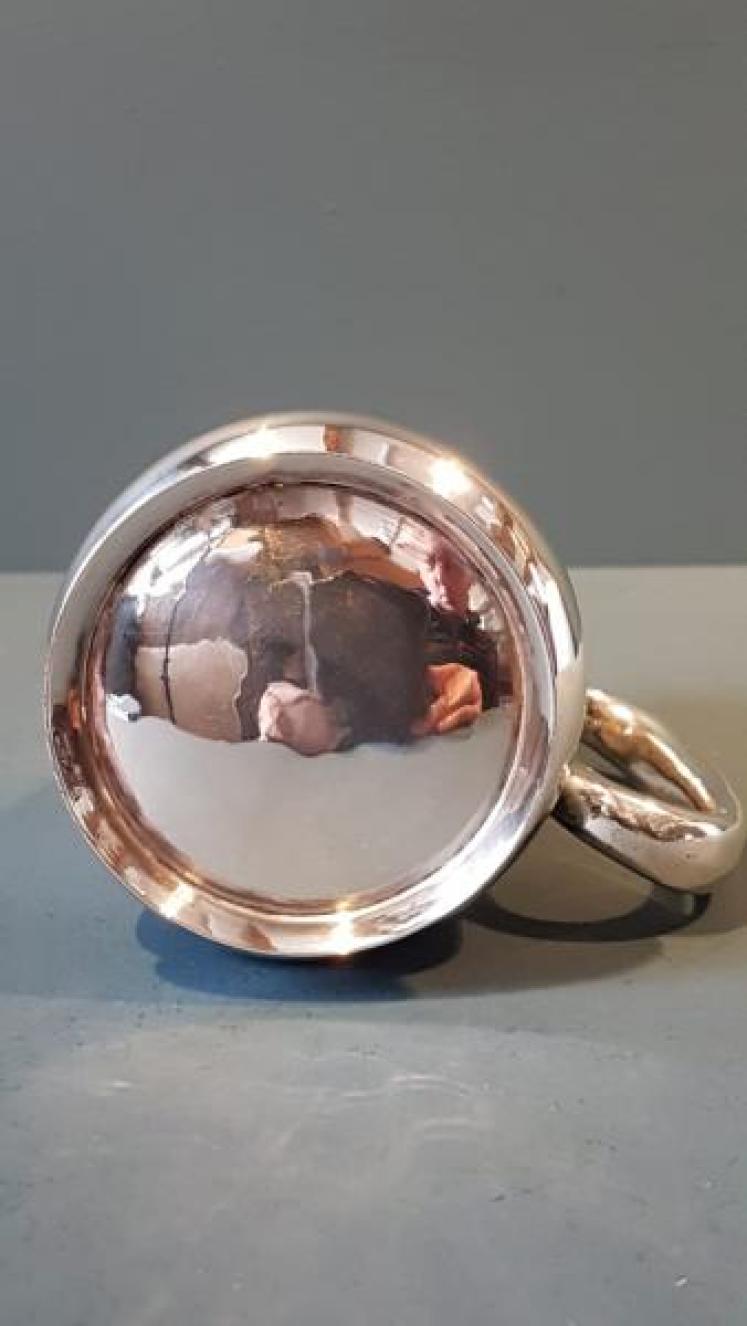 Victorian Silver Pint Tankard - Image 5