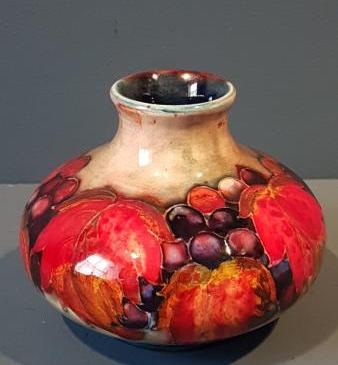 Moorcroft Leaf and Berries Flambe Vase