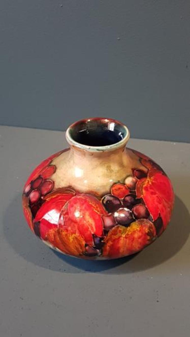 Moorcroft Leaf and Berries Flambe Vase - Image 4