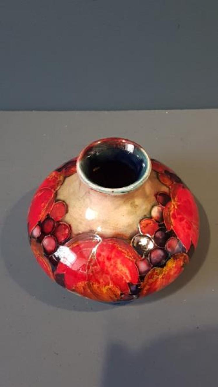Moorcroft Leaf and Berries Flambe Vase - Image 6