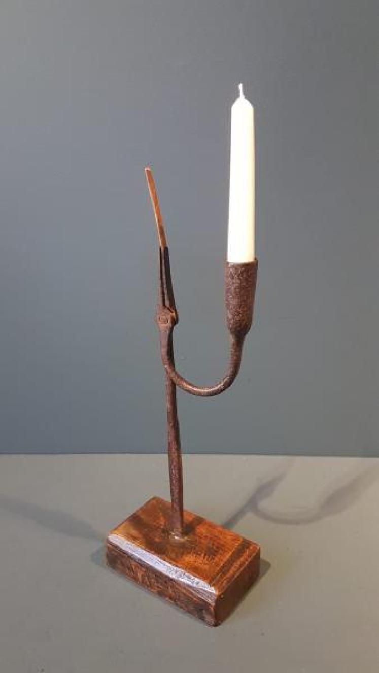 George II Rush Nip and Candle Stick - Image 1