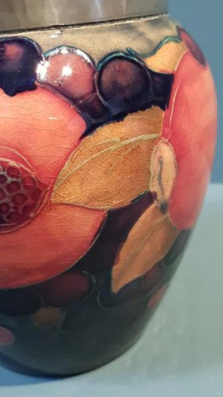 Moorcroft Pomegranate Jar and Cover - Image 4