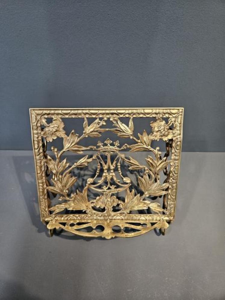 Victorian Brass Book Easel - Image 2