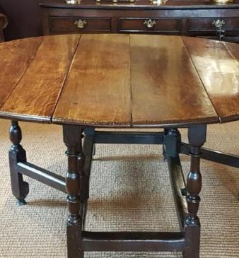 8 Seater George II Oak Oval Table