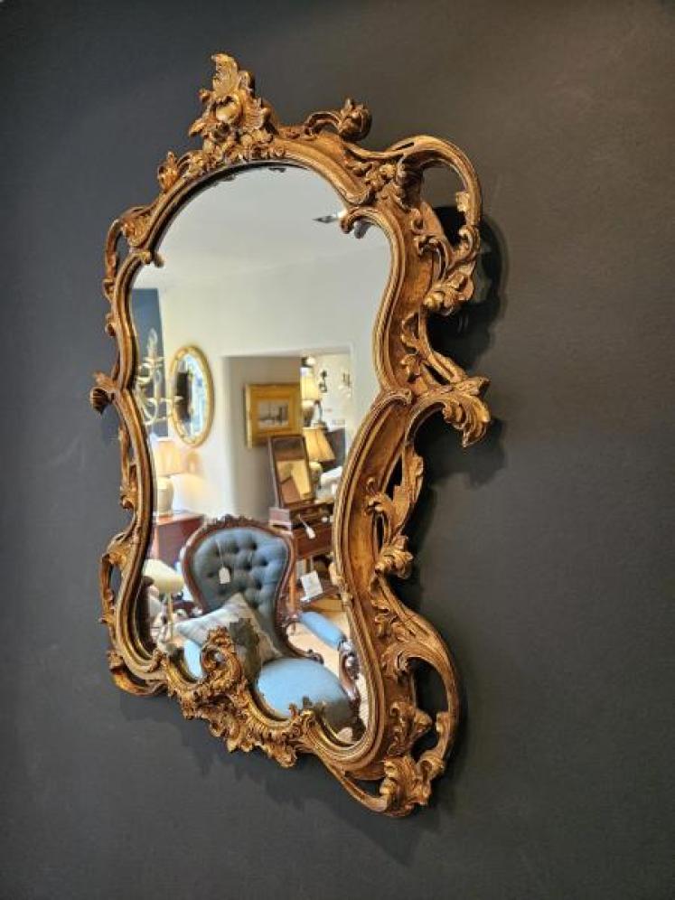 Edwardian Timber Gilt Mirror - Image 2