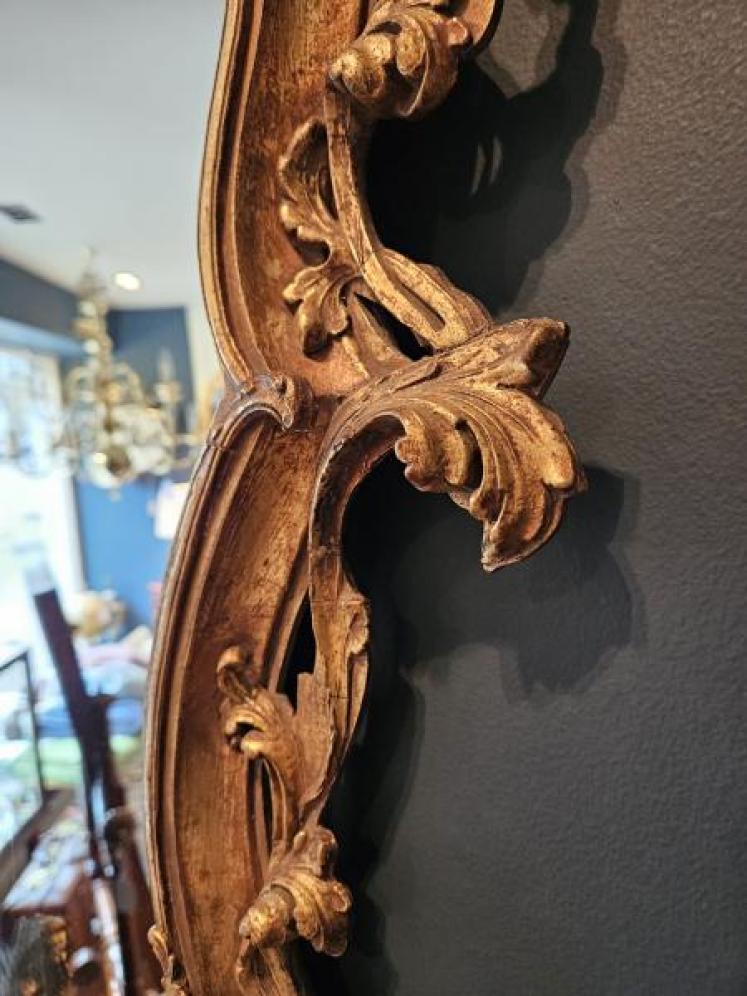 Edwardian Timber Gilt Mirror - Image 3