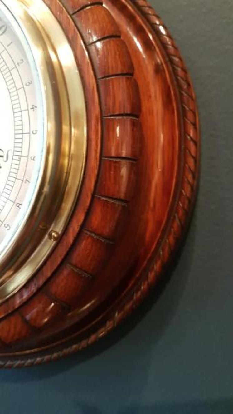 Negretti and Zambra Oak Cased Barometer - Image 2