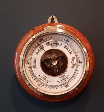 Victorian Dublin Aneroid Barometer