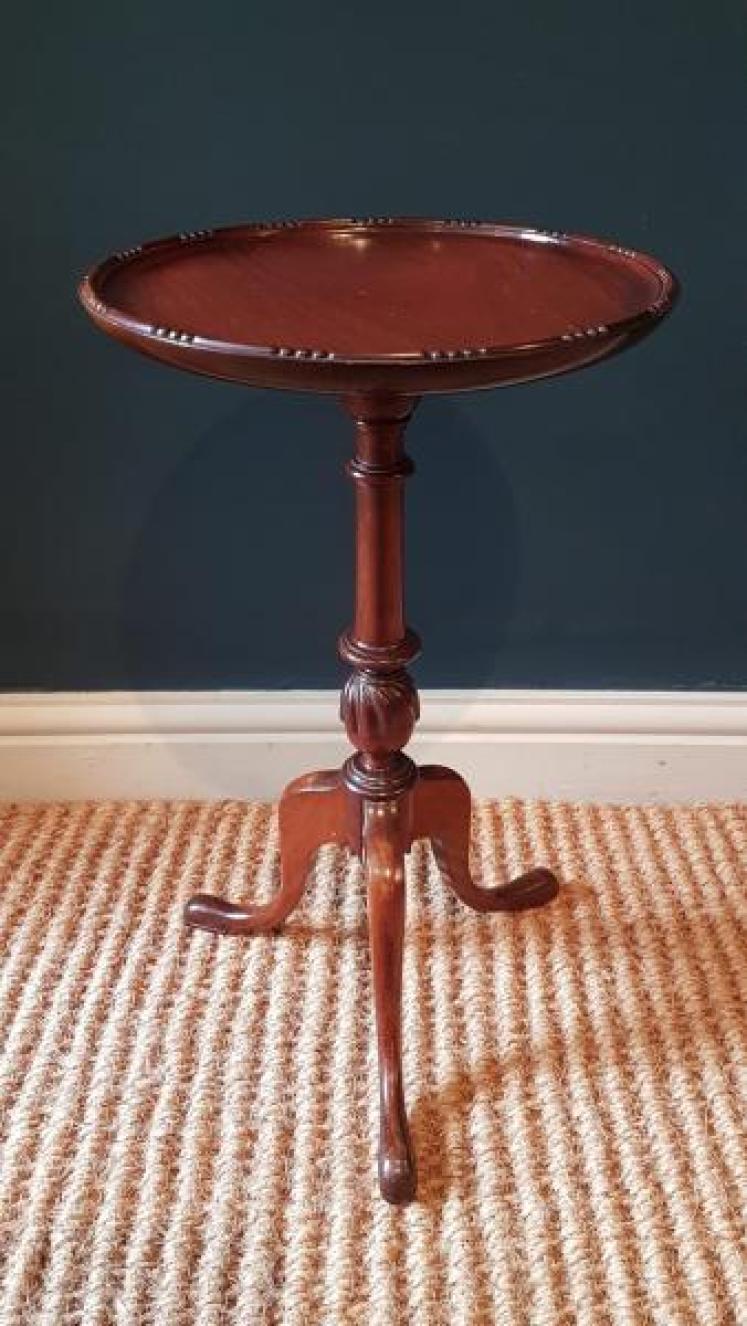 Quality Edwardian Mahogany Wine Table - Image 1