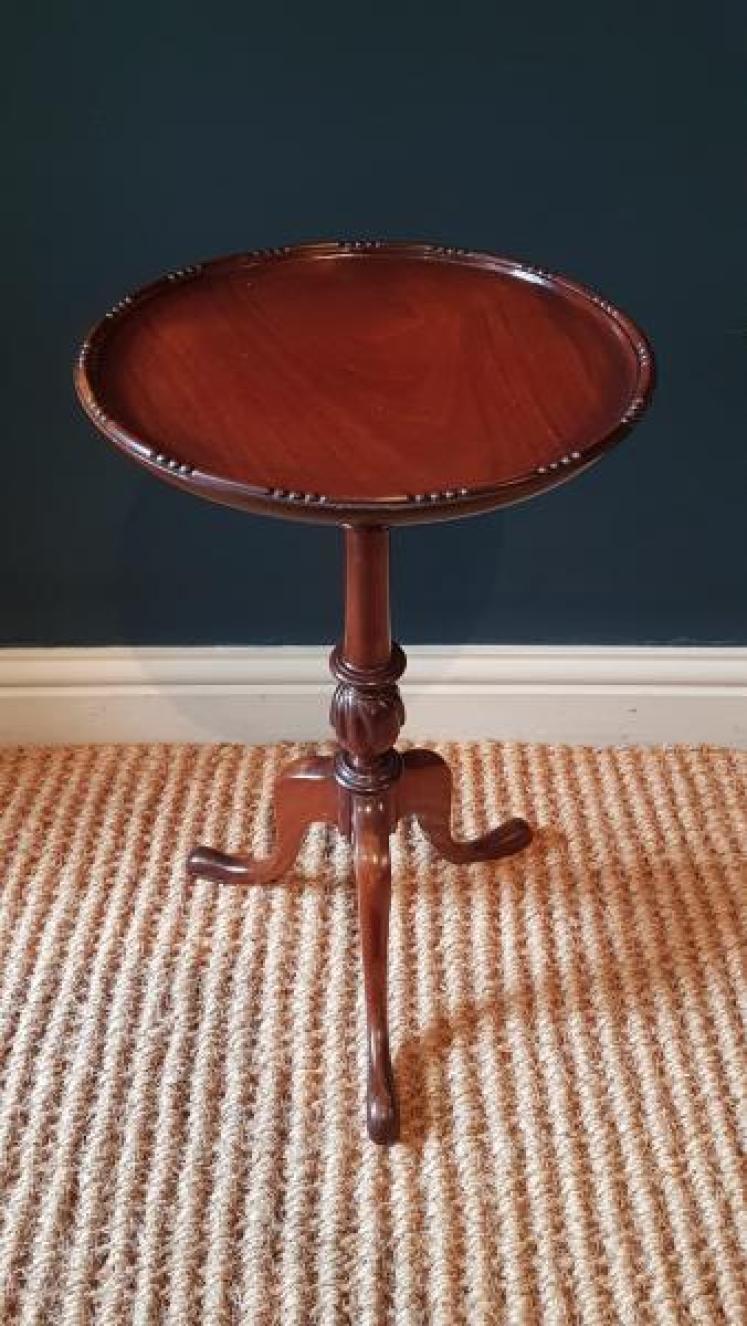 Quality Edwardian Mahogany Wine Table - Image 2