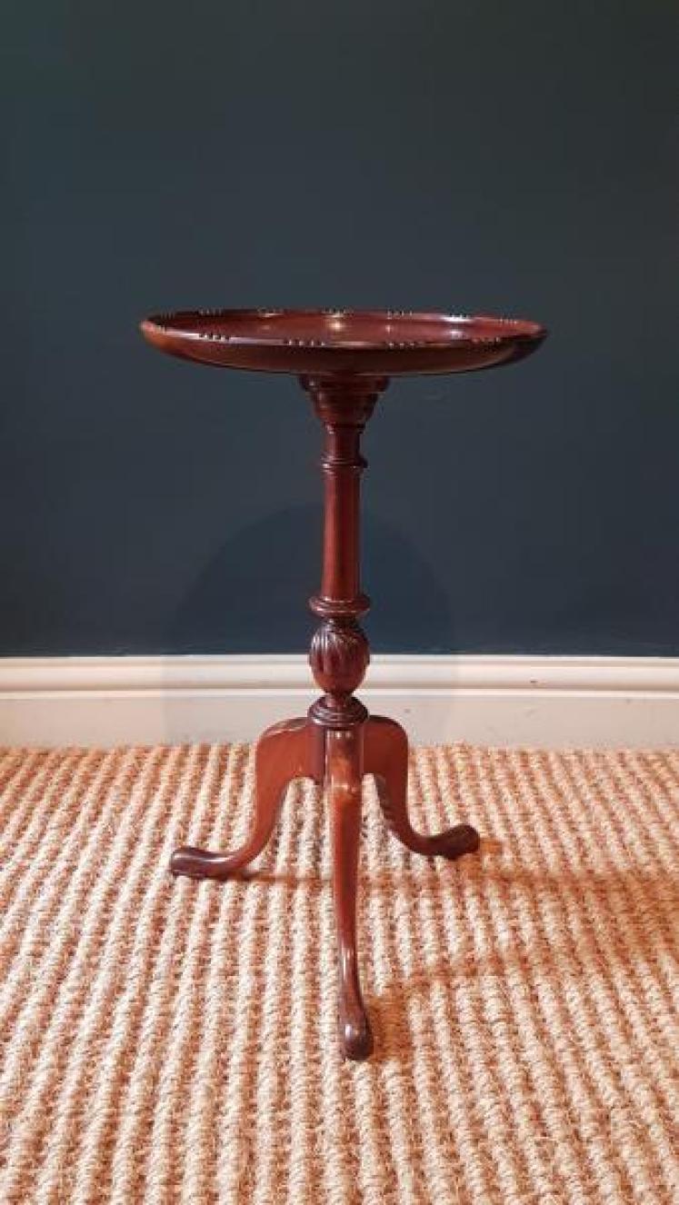 Quality Edwardian Mahogany Wine Table - Image 4