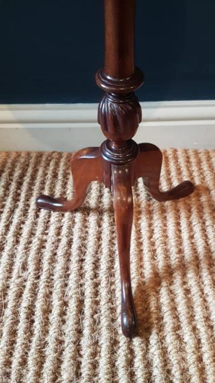 Quality Edwardian Mahogany Wine Table - Image 6