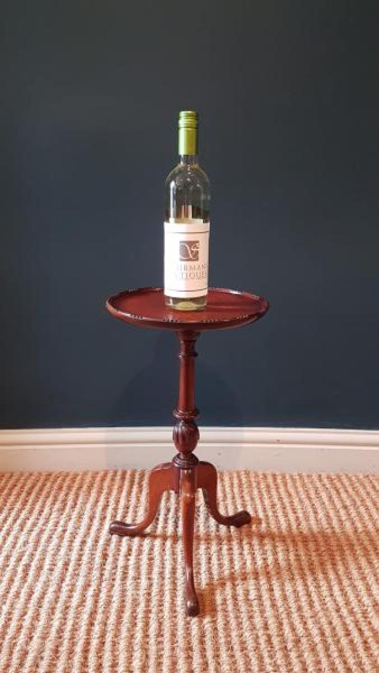 Quality Edwardian Mahogany Wine Table - Image 7
