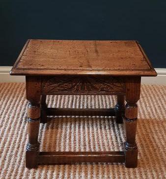 Victorian Oak Joint Stool