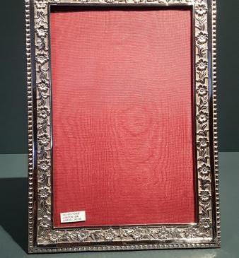 Large Victorian Silver Photo Frame