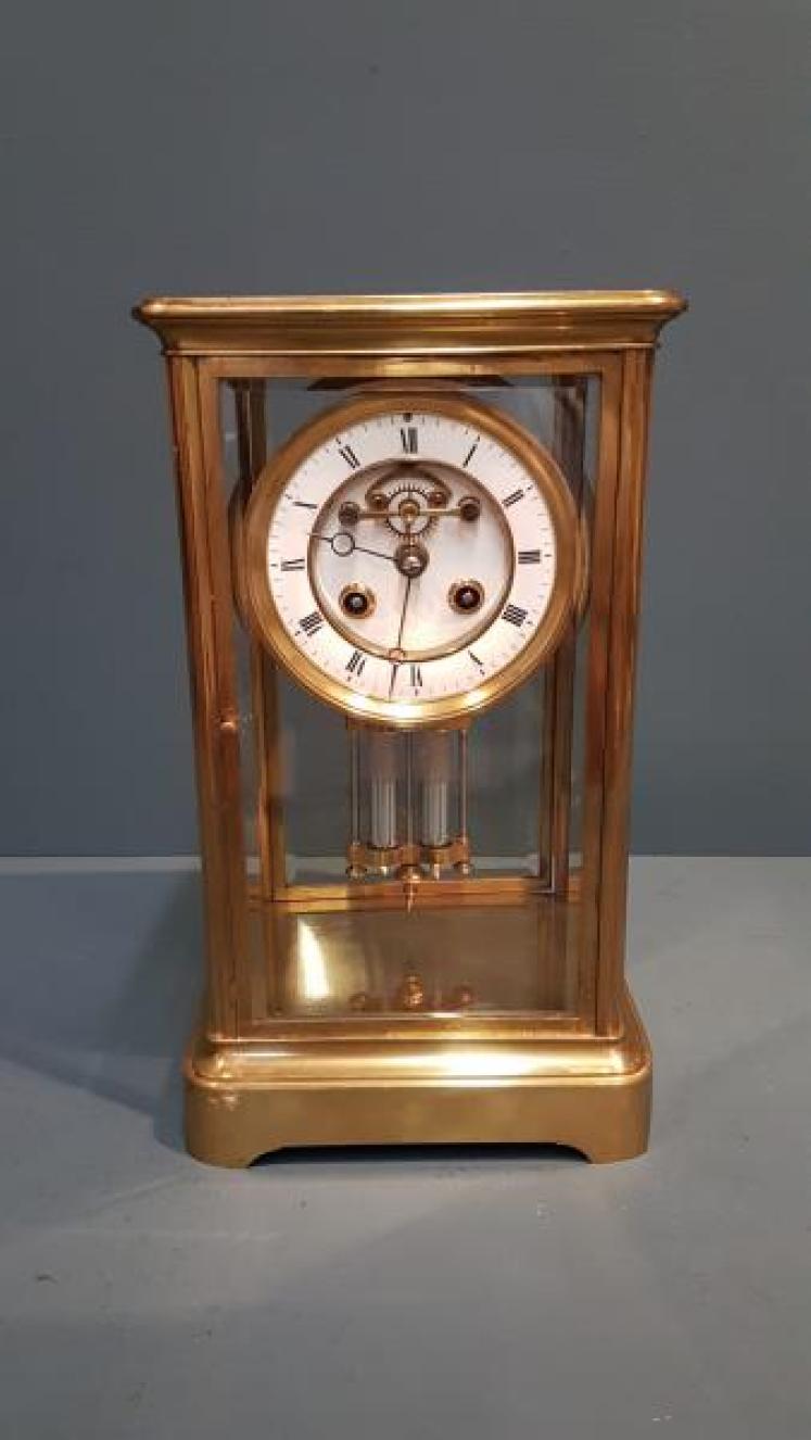 Victorian Four Glass Clock - Image 1