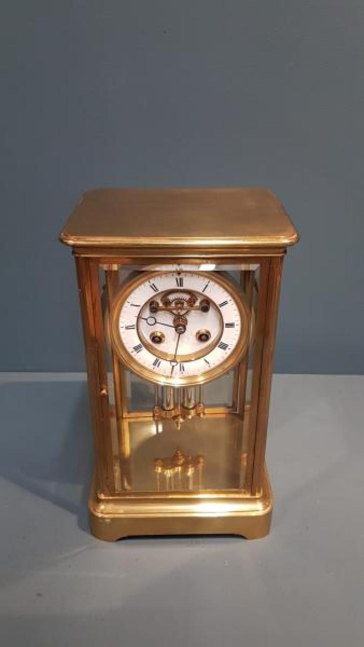Victorian Four Glass Clock - Image 3