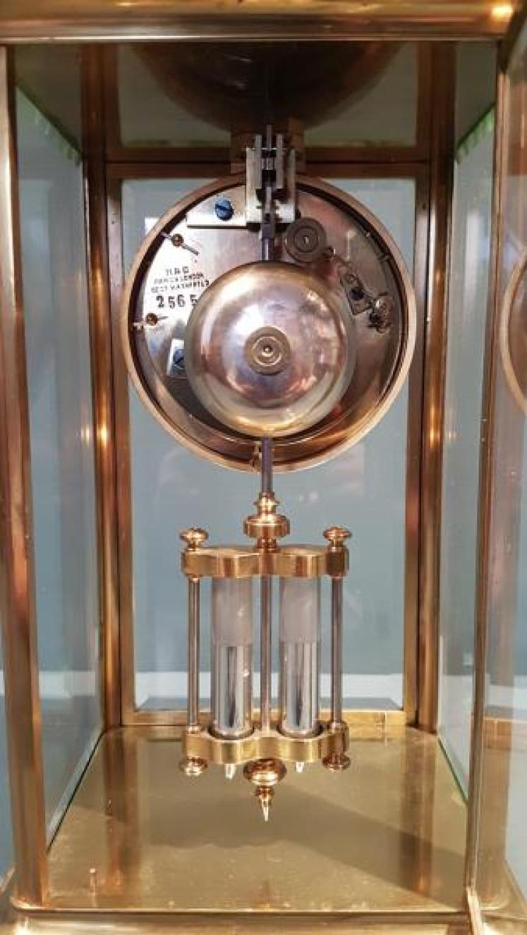 Victorian Four Glass Clock - Image 4