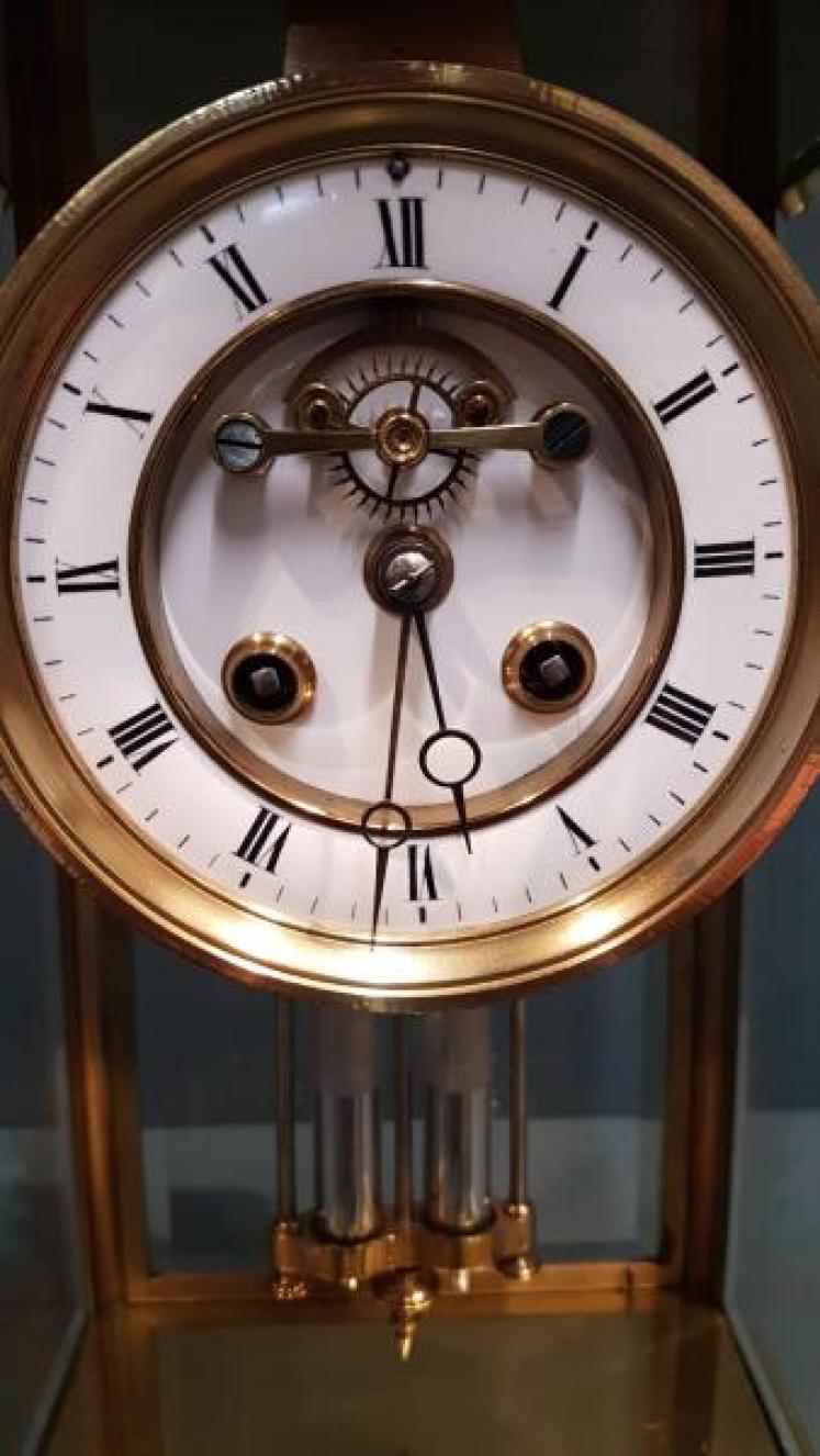 Victorian Four Glass Clock - Image 5