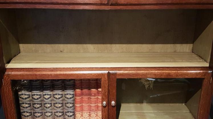 Immaculate Edwardian Oak Barristers Bookcase - Image 6