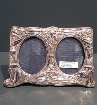 Art Nouveau Silver Photo Frame