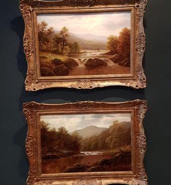Pair of Oils on Canvas by William Mellor