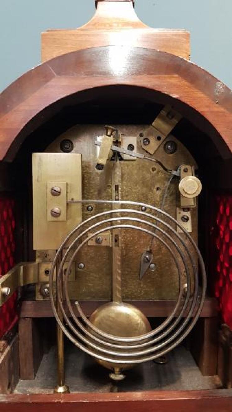Russells Liverpool Double Fusee Bracket Clock - Image 2